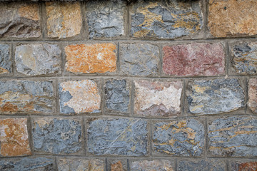 Pebbles stone texture and background. Abstract background made with stones.