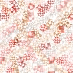 red mosaic background