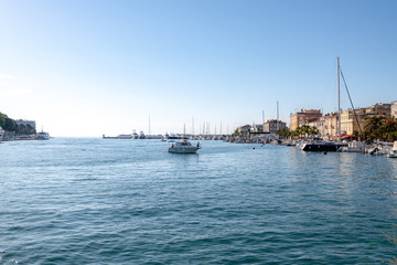 Seafront at Zadar, a city of Croatia.