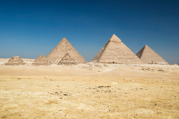 Giza pyramid complex, Giza, Cairo, Egypt