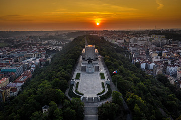 National Memorial at Vitkov is functionalist monument was built in 1929-38 in honor of Czechoslovak...