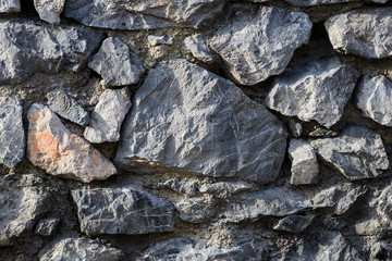 Photo of an old brick wall close up shot 