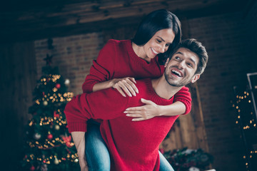 Portrait of his he her she nice attractive lovely charming cheerful cheery glad careful married...