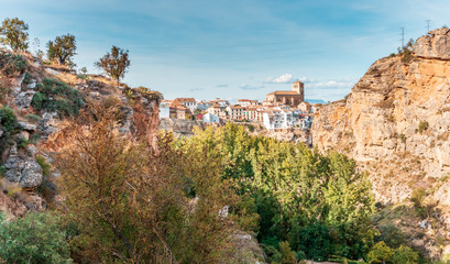 Obraz premium View of Alhama de Granada canyon