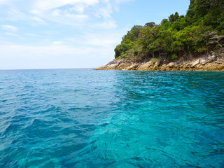 Fototapeta premium tropical island in the sea