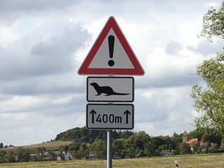 verkehrsschild rügen otterwechsel