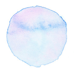 Watercolor circle spot