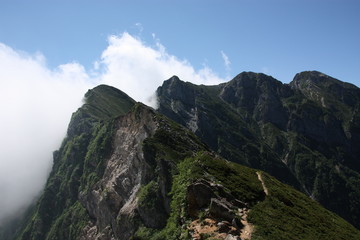 白馬岳登山