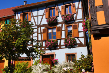 the old town of Ribeauvillé