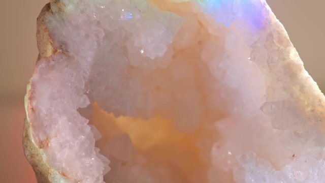 Crystal shinng with all rainbow colors