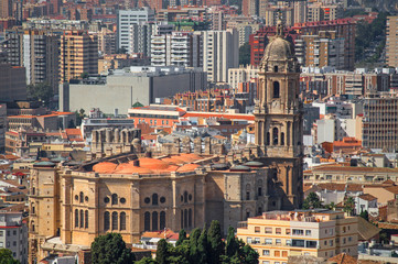 Fototapeta na wymiar Catedral de Málaga / Malaga Cathedral