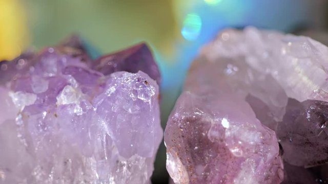 Crystal shinng with all rainbow colors