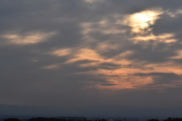 Naklejka na ściany i meble Sky Abstraction-53(Sunset)