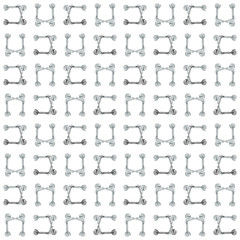 electric scooters seamless pattern. vector illustration. hand drawing