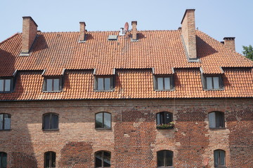 roof of old house