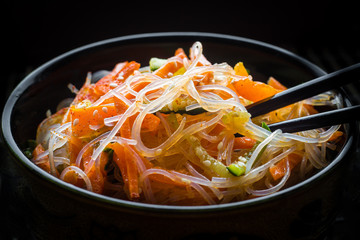 noodles with vegetables