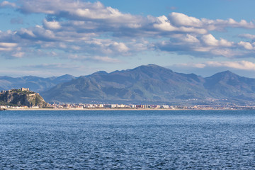 Panoramic view of a Sicilian coast