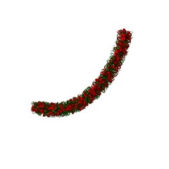 Christmas tree decoration, isolate on a white background. 3D rendering of excellent quality in high resolution