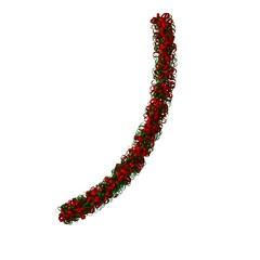 Christmas tree decoration, isolate on a white background. 3D rendering of excellent quality in high resolution