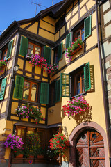 the old town of Ribeauvillé