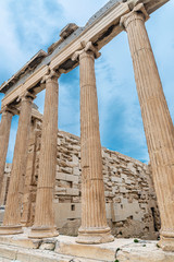 Obraz premium Erechtheion or Erechtheum of the Acropolis of Athens, Greece