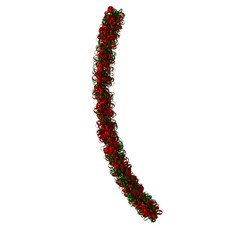 Christmas tree decoration, isolate on a white background. 3D rendering of excellent quality in high resolution