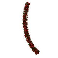 Christmas tree decoration, isolate on a white background. 3D rendering of excellent quality in high resolution