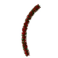 Christmas tree decoration, isolate on a white background. 3D rendering of excellent quality in high resolution