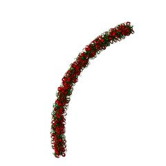 Christmas tree decoration, isolate on a white background. 3D rendering of excellent quality in high resolution