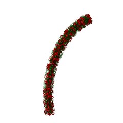 Christmas tree decoration, isolate on a white background. 3D rendering of excellent quality in high resolution