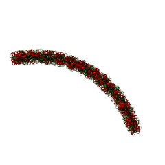 Christmas tree decoration, isolate on a white background. 3D rendering of excellent quality in high resolution