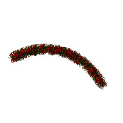 Christmas tree decoration, isolate on a white background. 3D rendering of excellent quality in high resolution