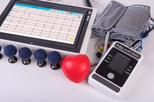 ECG monitoring, Tablet and wifi technology
