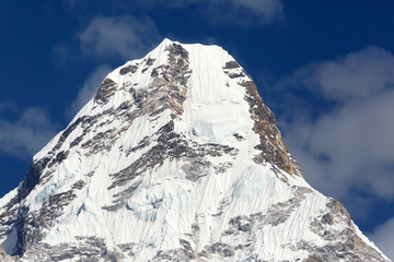 Ama Dablam Mountain Peak Everest trekking.