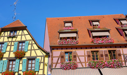 the old town of Ribeauvillé