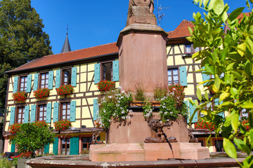 the old town of Ribeauvillé