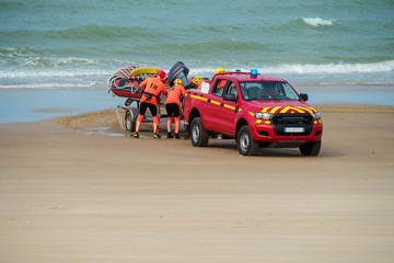 intervention des sauveteurs en mer 