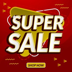 sale banner template design