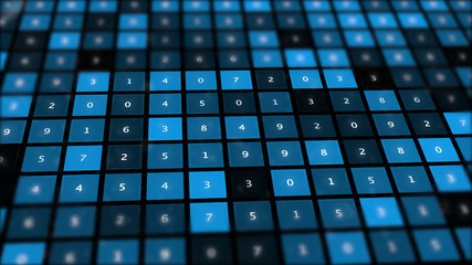 Forex like graphs and bar charts immersive interface.