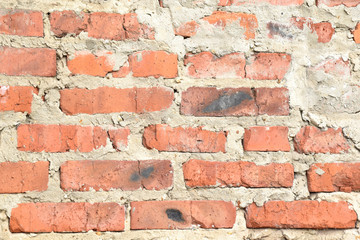 Obraz premium brick wall texture. Abstract red brick background