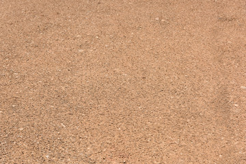 Yellow stone sand road ground texture closeup