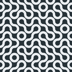 Truchet Random Pattern Generative Tile Art background illustration