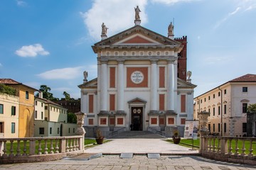 Fototapeta na wymiar Cathedral of Castelfranco Veneto