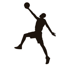 Basketball Player Silhouette