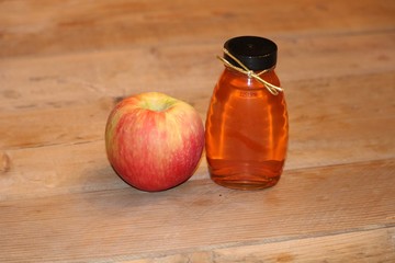 Apple and Honey for Rosh Hashana Jewish Holdiay Card