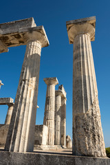 Aphaia temple in Egina island in Greece