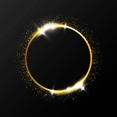 LUXURY FRAME ON DARK BACKGROUND