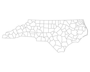 Karte von North Carolina © Robert Biedermann