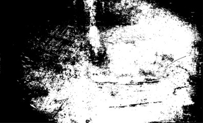 Rough black and white texture vector. Distressed overlay texture. Grunge background. Abstract textured effect. Vector Illustration. Black isolated on white background. EPS10.