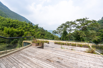 Fototapeta premium small village in hangzhou china